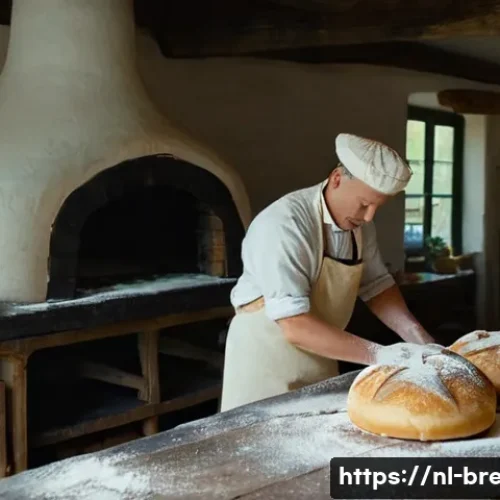 제빵사 일일 업무 루틴 - **Prompt 1: Early Morning Baker's Craft**
    "A candid shot of a dedicated Dutch baker, wearing a c...