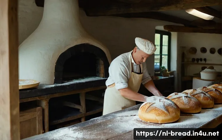 제빵사 일일 업무 루틴 - **Prompt 1: Early Morning Baker's Craft**
"A candid shot of a dedicated Dutch baker, wearing a c...